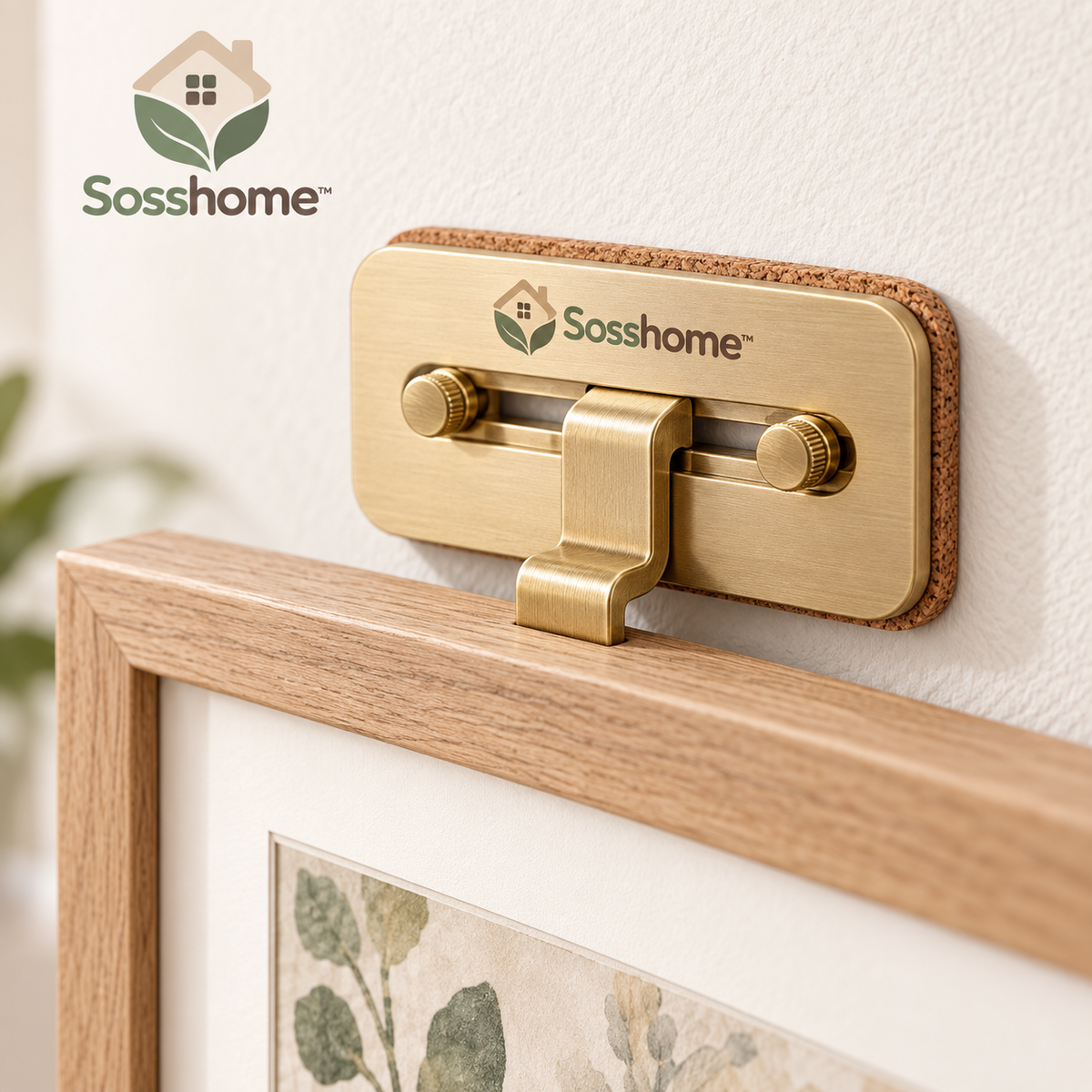 Sosshome™ LevelSlide Picture Hanging Clip