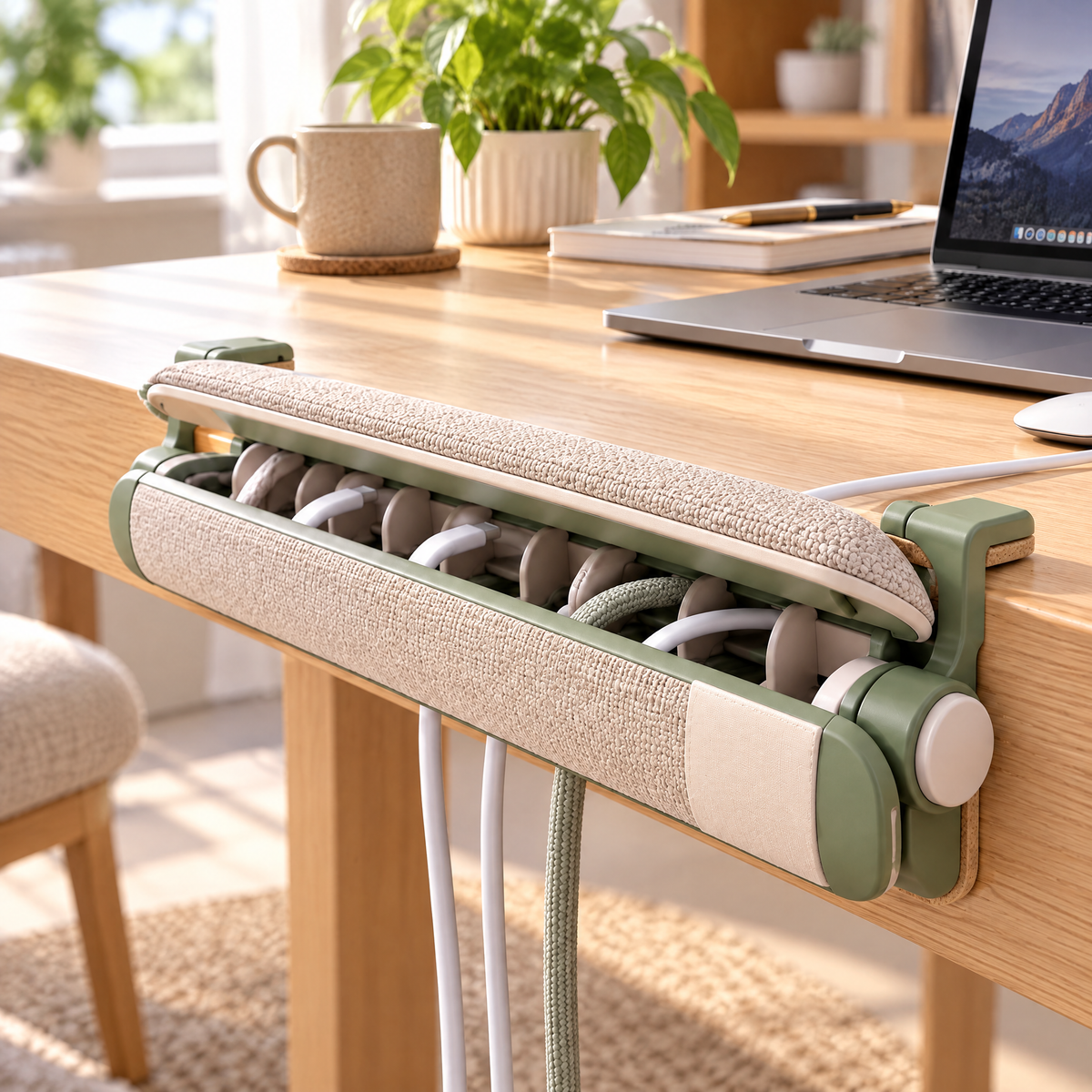 Sosshome™ CableCove Soft Cord Management Rail